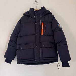 Polarn O. Pyret Kids Puffer Ski Jacket - Navy Blue